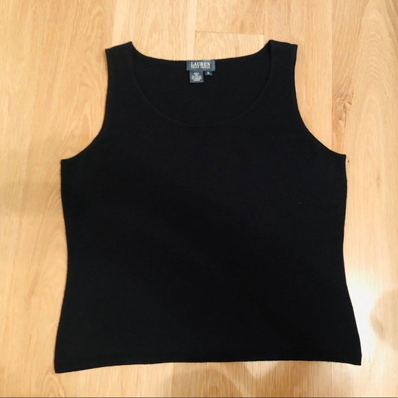 Lauren by Ralph Lauren XL vest silk cashmere - Picture 5 of 8